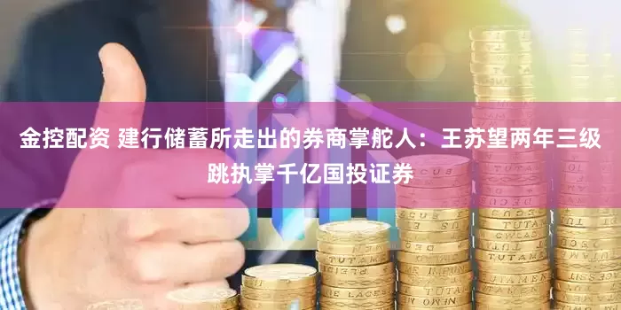金控配资 建行储蓄所走出的券商掌舵人：王苏望两年三级跳执掌千亿国投证券